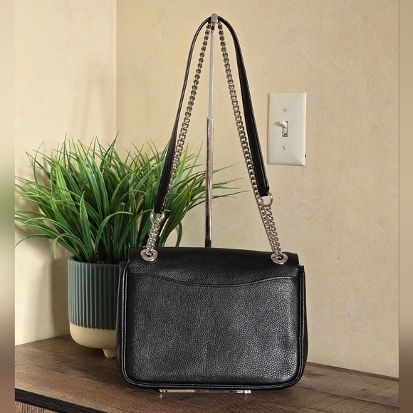 Coach Black Pebble Leather Klare 25 Crossbody Bag - Picture 3 of 10